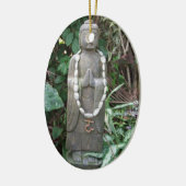 Buddha im Garten Keramik Ornament (Links)