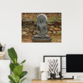 Buddha im Regen Poster (Heimbüro)