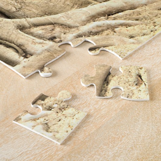 Buddha in den Baumwurzeln Puzzle (Seite)