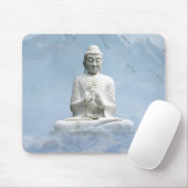 Buddha in den Bergen über den Wolken Mousepad (Mit Mouse)