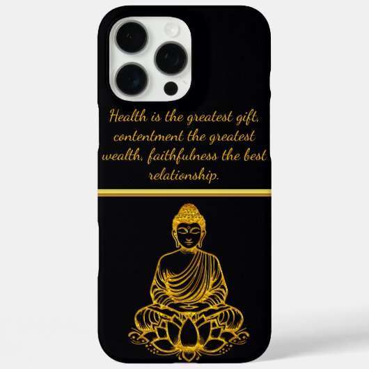 Buddha in der Pose Lotus Case-Mate iPhone Hülle (Rückseite)
