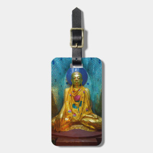 Buddha in der Verzierten Alcove Gepäckanhänger