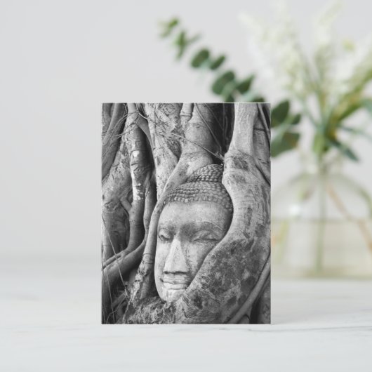 Buddha in einem Baum Postkarte (Stehend Vorderseite)