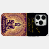 Buddha in einem friedlichen Lotusgarten Case-Mate iPhone Hülle (Rückseite (Horizontal))