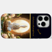 Buddha in einem friedlichen Lotusgarten Case-Mate iPhone Hülle (Rückseite (Horizontal))