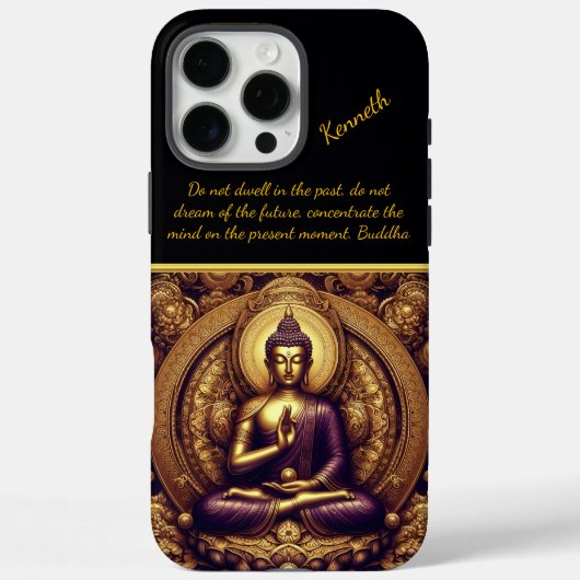 Buddha in Gold Relief. Case-Mate iPhone Hülle (Rückseite)