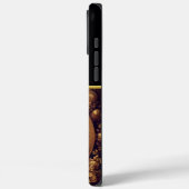 Buddha in Gold Relief. Case-Mate iPhone Hülle (Rückseite / Links)