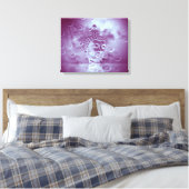 Buddha in lila leinwanddruck (Insitu (Schlafzimmer))