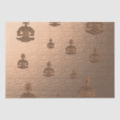 Buddha in Marsala Packpapier Seidenpapier (Vorderseite)
