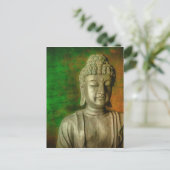 Buddha in Meditation Postkarte (Stehend Vorderseite)