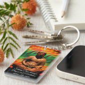 Buddha in Meditation Schlüsselanhänger (Vorderseite rechts)