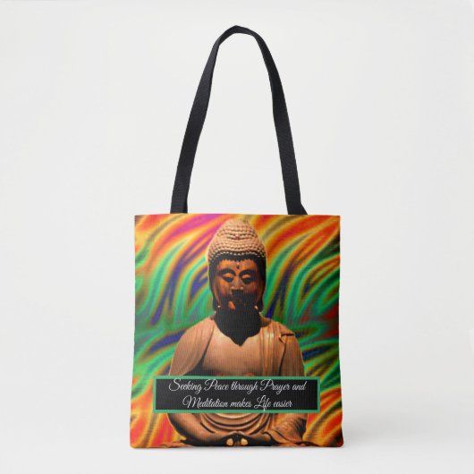 Buddha in Meditation Tasche (Vorderseite)
