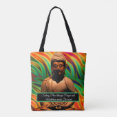 Buddha in Meditation Tasche (Rückseite)