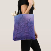 Buddha in Peace Lila Tasche (Von Nahem)