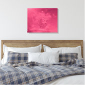 Buddha in rosa leinwanddruck (Insitu (Schlafzimmer))