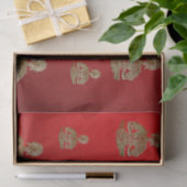 Buddha in Rot Seidenpapier (Geschenk)