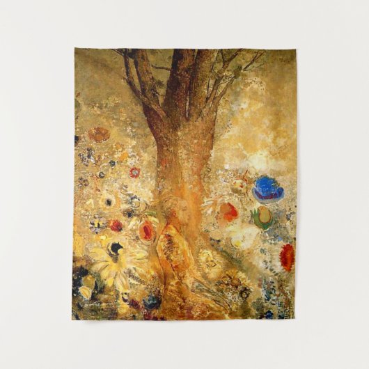 Buddha in seiner Jugend, berühmtes Bild, Wandteppich (Vorderseite)