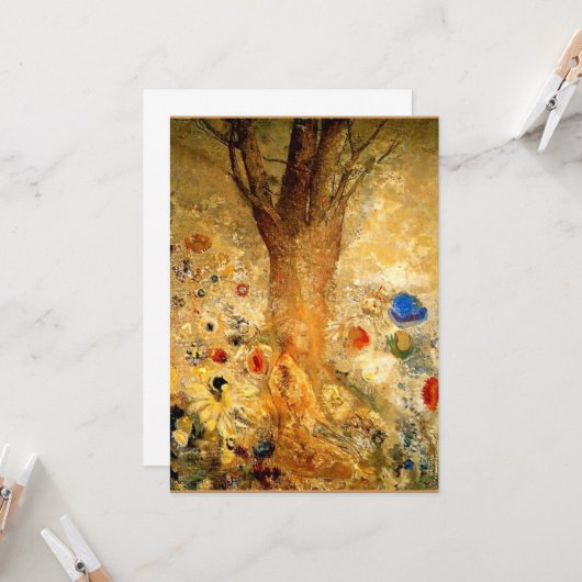 Buddha in seiner Jugend, Karte (Vorderseite/Rückseite Beispiel)