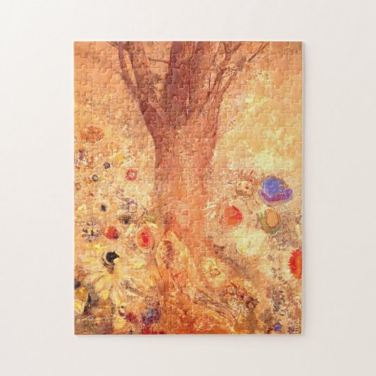 Buddha in seiner Jugend von Odilon Redon Puzzle (Vertikal)
