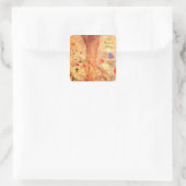 Buddha in seiner Jugend von Odilon Redon Quadratischer Aufkleber (Tasche)