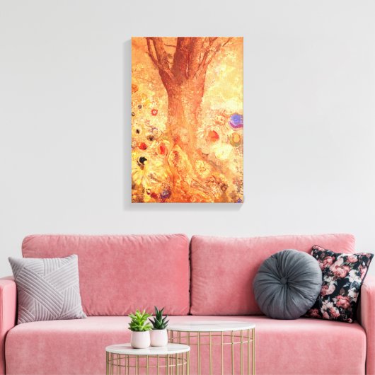 Buddha in seiner Jugend von Redon Leinwanddruck (Insitu (Wohnzimmer))