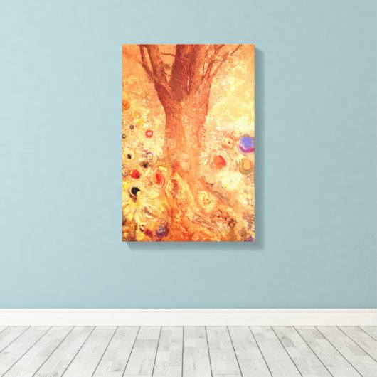 Buddha in seiner Jugend von Redon Leinwanddruck (Insitu (Holzboden))