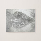Buddha in Silber Puzzle (Horizontal)