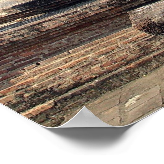 Buddha in Thailand Print Poster (Ecke)