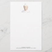 Buddha in Weiß | Ruhe und Meditation Briefpapier (Vorderseite)
