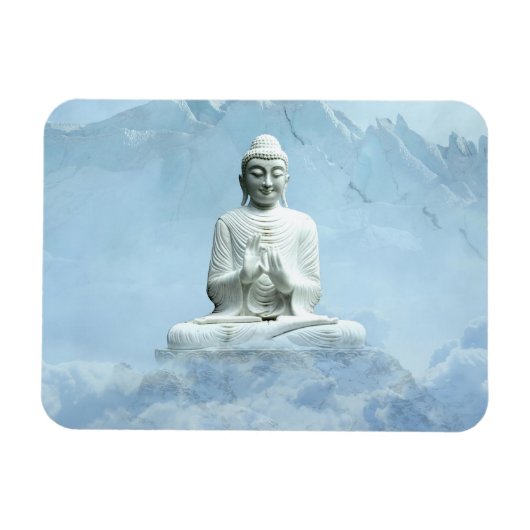 Buddha in Wolken Magnet (Horizontal)