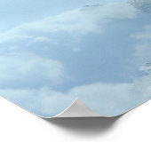 Buddha in Wolken Poster (Ecke)