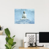 Buddha in Wolken Poster (Heimbüro)