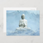 Buddha in Wolken Postkarte (Vorne/Hinten)