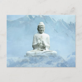 Buddha in Wolken Postkarte