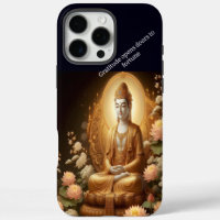 Buddha inmitten von Lotus-Blume.