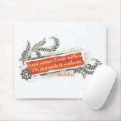 Buddha innen und außen mousepad (Mit Mouse)