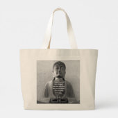 Buddha-Inspiration, Meditation, zweiseitige Totent Jumbo Stoffbeutel (Rückseite)