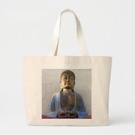 Buddha-Inspiration, Meditation, zweiseitige Totent Jumbo Stoffbeutel