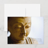 Buddha ・ Inspiration Postkarte (Vorne/Hinten)