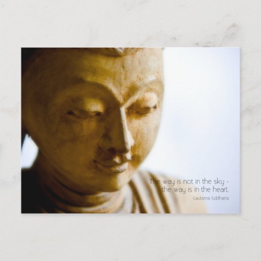 Buddha ・ Inspiration Postkarte (Vorderseite)