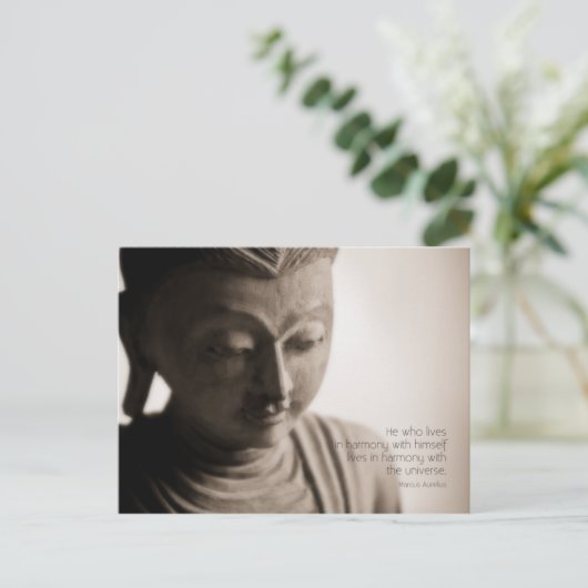 Buddha ・ Inspiration Postkarte (Stehend Vorderseite)