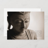 Buddha ・ Inspiration Postkarte (Vorne/Hinten)