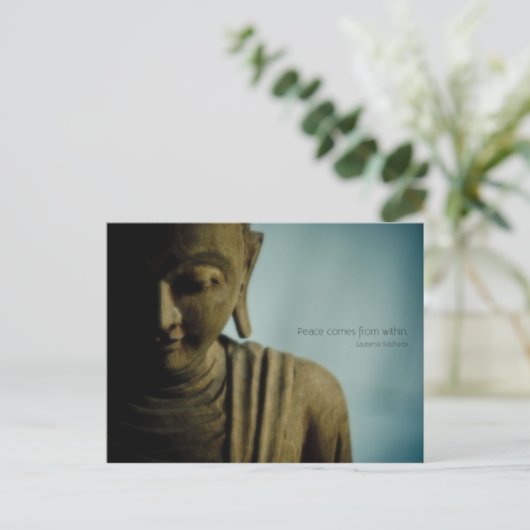 Buddha ・ Inspiration Postkarte (Stehend Vorderseite)