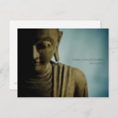Buddha ・ Inspiration Postkarte (Vorne/Hinten)