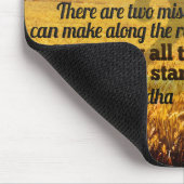 Buddha Inspiration Zitat "Weg zur Wahrheit" Mousepad (Ecke)