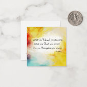 *~ Buddha Inspirational Kindness AP62 Note Card Mitteilungskarte (Vorderseite/Rückseite Beispiel)