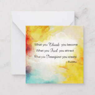 *~ Buddha Inspirational Kindness AP62 Note Card Mitteilungskarte