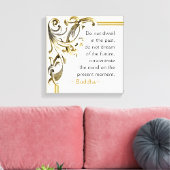 Buddha Inspirationspommentare Leinwanddruck (Insitu (Wohnzimmer))