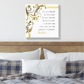 Buddha Inspirationspommentare Leinwanddruck (Insitu (Schlafzimmer))