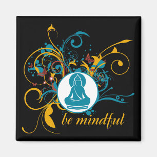 Buddha ist aufmerksam magnet
